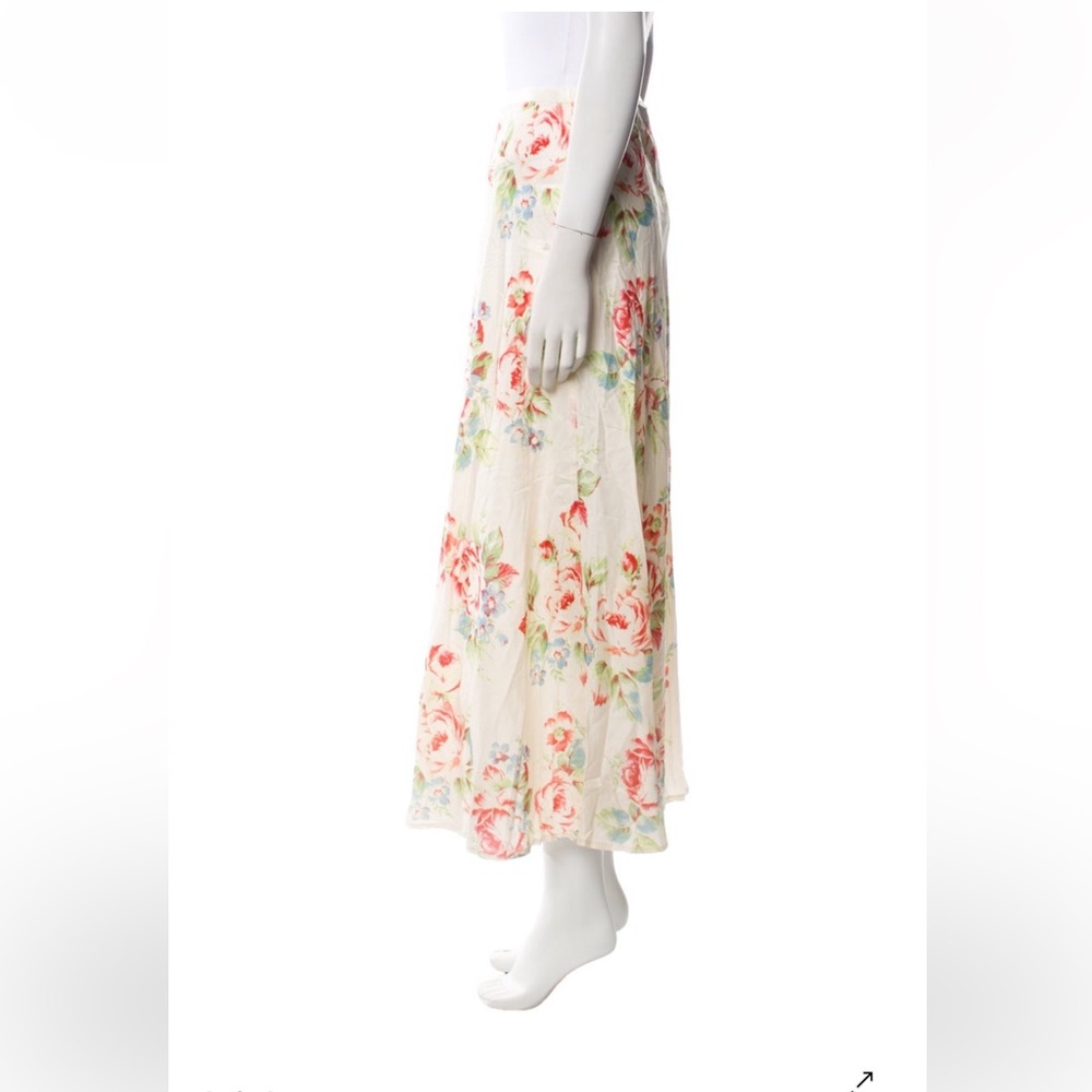 New Ralph Lauren Floral Maxi Long Skirt - Picture 3 of 5